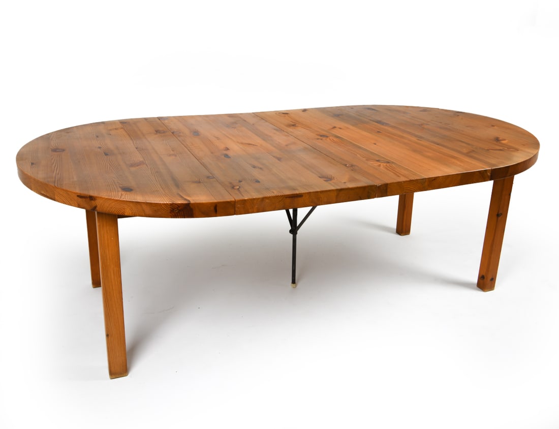 DANISH EXTENDING PINE DINING TABLE C. 1970S (1 of 18)