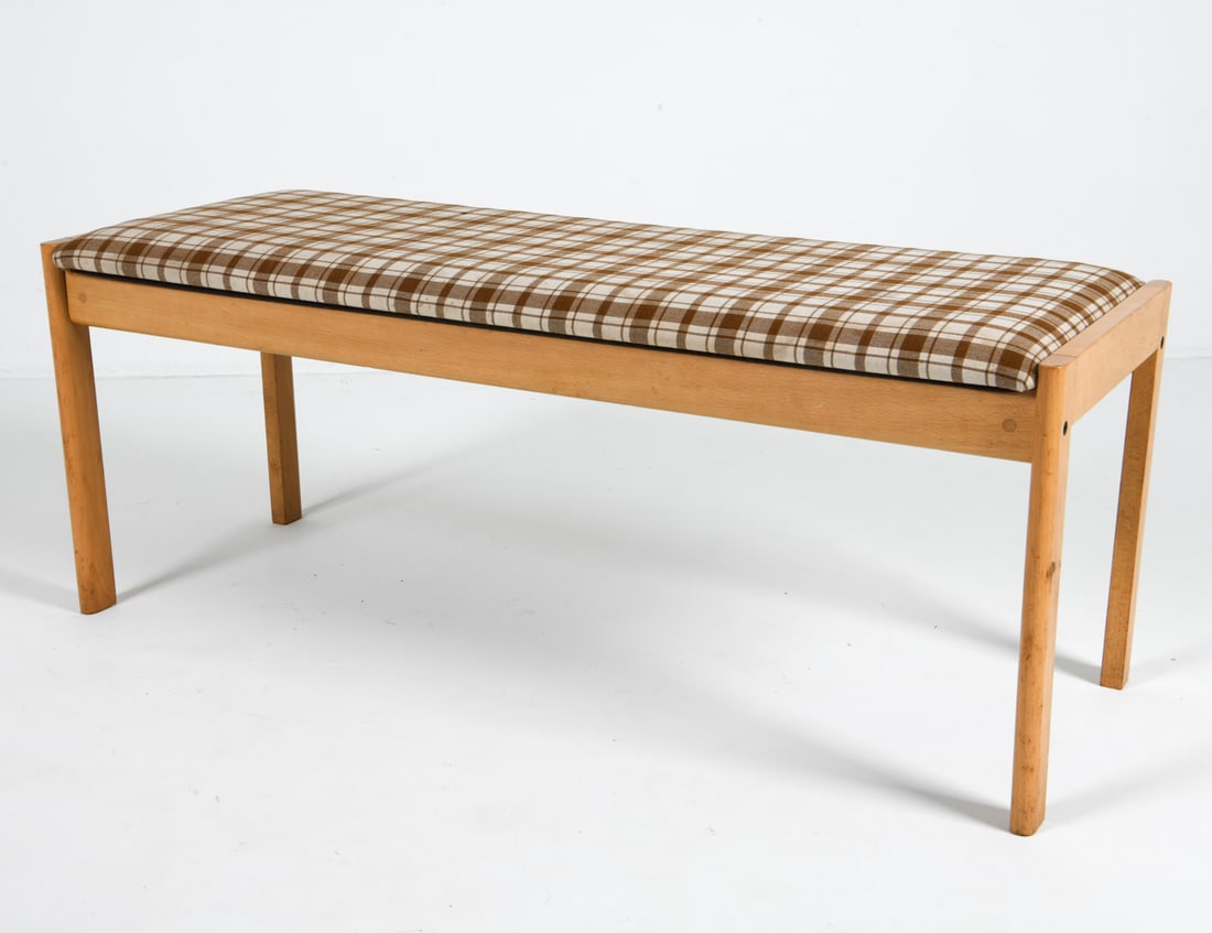 MID-CENTURY DANISH BEECH BENCH C. 1970S (1 of 15)