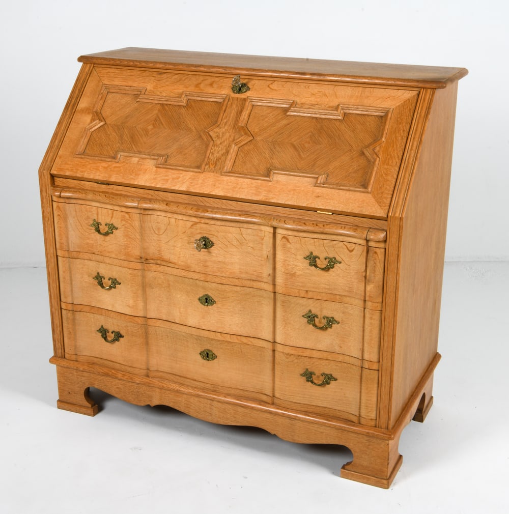 KJAERNULF STYLE DANISH OAK SECRETARY DESK C. 1970S (1 of 18)