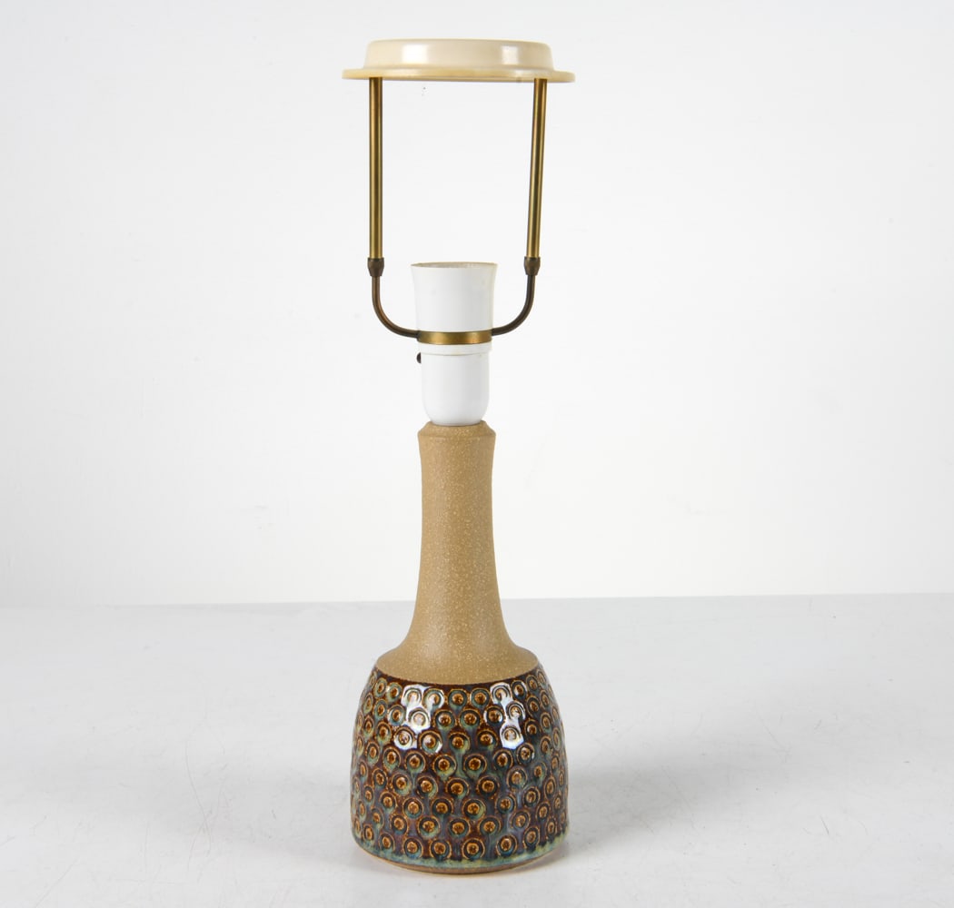 SOHOLM STENTOJ DANISH CERAMIC TABLE LAMP C. 1960S (1 of 10)