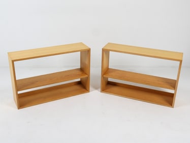 PAIR OF DANISH PINE BOOKCASES C. 1960S