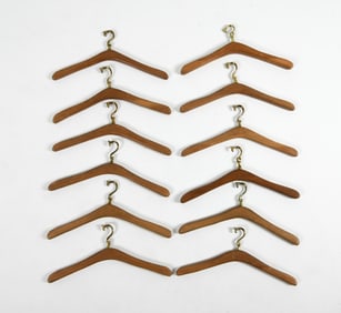 DANISH TEAK COAT HANGERS C. 1970S