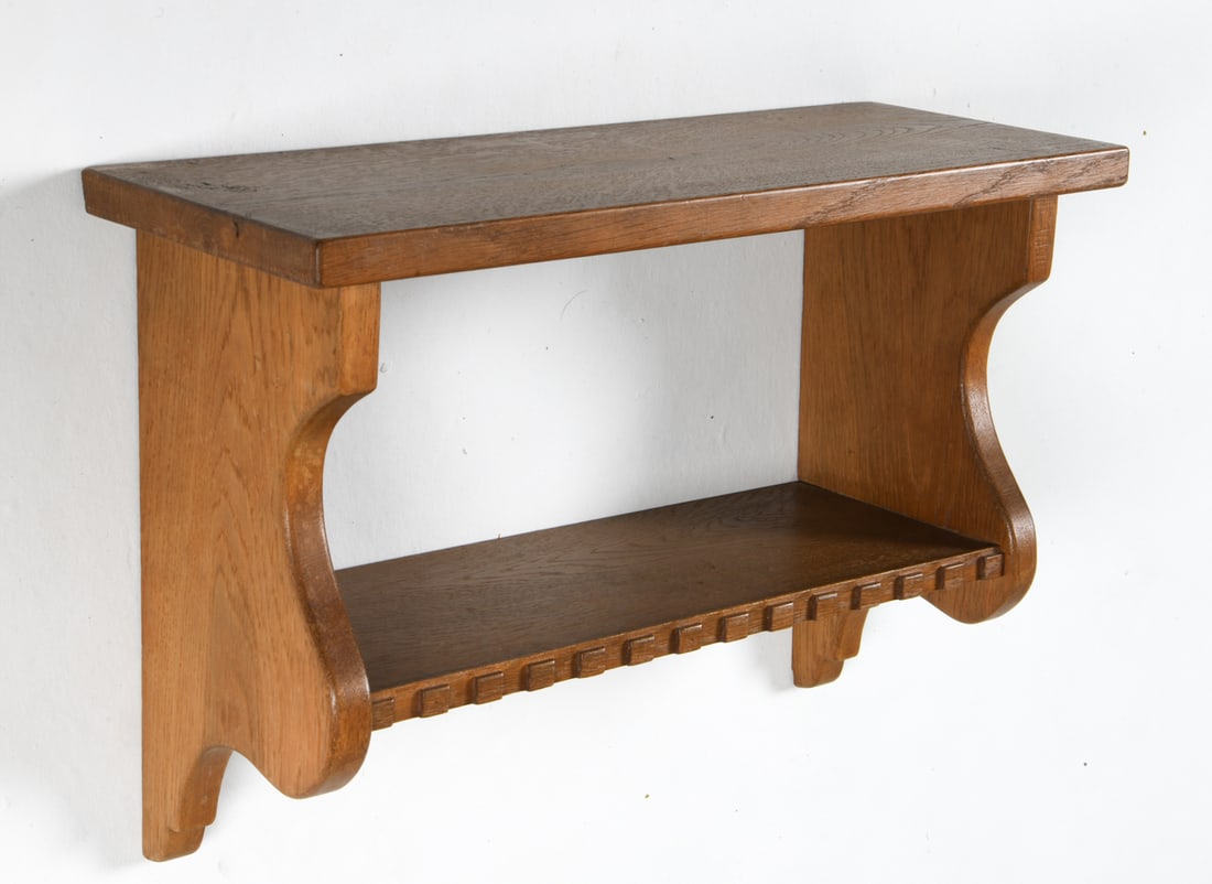 DANISH OAK WALL SHELF C. 1970S (1 of 16)