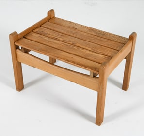 SWEDISH PINE STOOL C. 1970S