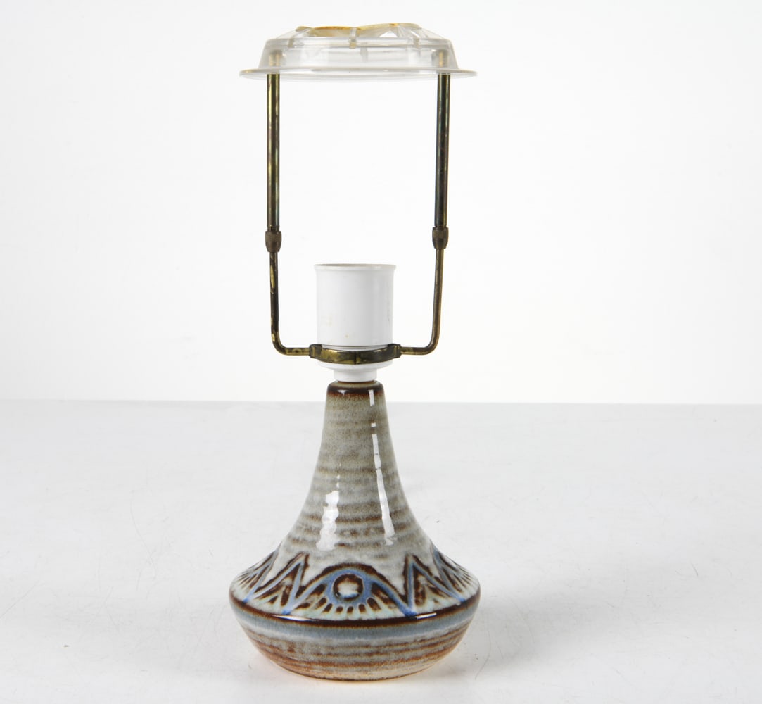 DANISH CERAMIC SOHOLM TABLE LAMP C. 1960S (1 of 11)