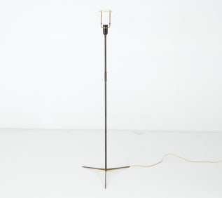 SCANDINAVIAN BRASS MINIMALIST FLOOR LAMP
