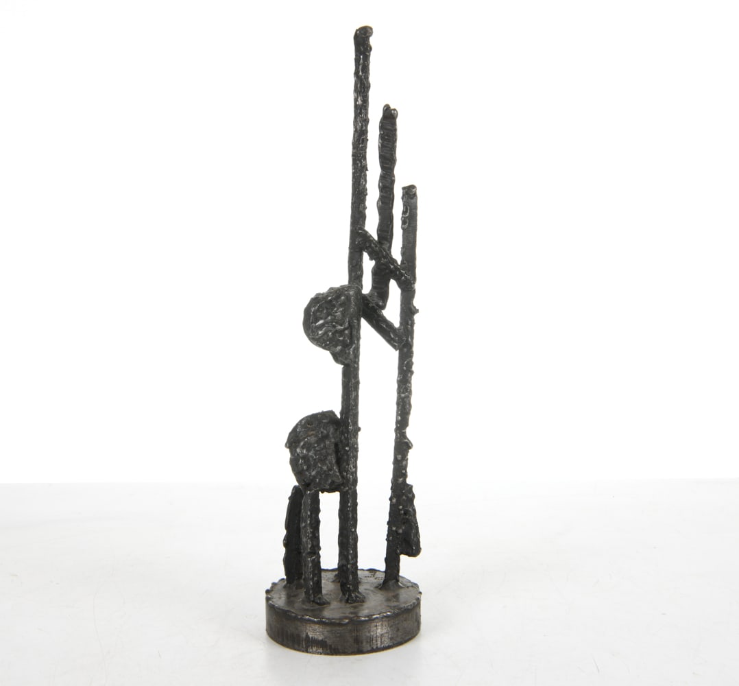 BRUTALIST ABSTRACT IRON SCULPTURE C. 1970S (1 of 11)