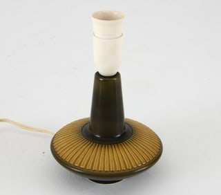 DANISH SOHOLM CERAMIC LAMP C. 1970S