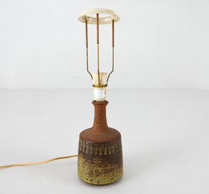 DANISH CERAMIC TABLE LAMP C. 1970S