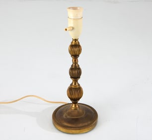 MID-CENTURY DANISH BRASS DESK LAMP C. 1970S