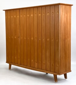 BEHR GERMAN BEECH HIGHBOARD, C. 1960S
