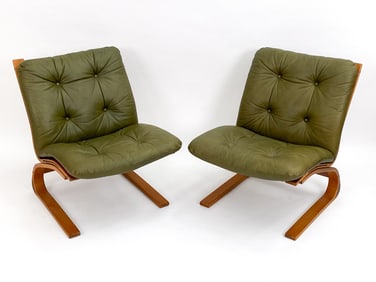PAIR SOLHEIM FOR RYKKEN 'KENGU' CHAIRS