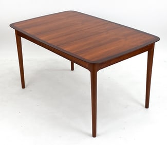 LUBKE GERMAN ROSEWOOD EXTENSION DINING TABLE
