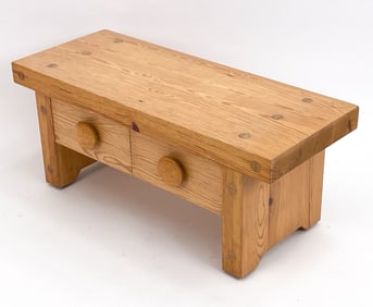 ROLAND WILHELMSSON PINE LOW CHEST / BENCH