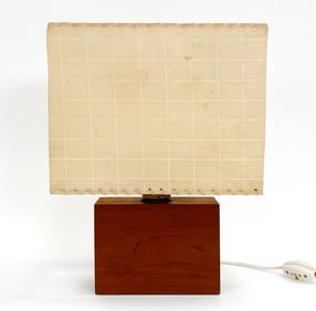 MID-CENTURY DANISH TEAK TABLE LAMP, C. 1950S