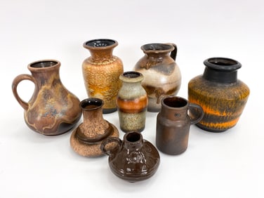 GROUPING OF WEST GERMAN CERAMICS, C. 1960S