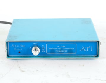 ATI MODEL M-1000 PRECISION DUAL CHANNEL MIC PREAMP