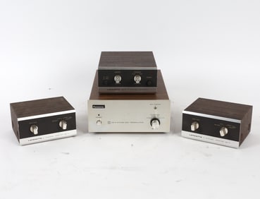 VINTAGE QUADROPHONIC HI-FI ADAPTER GROUPING 1970S