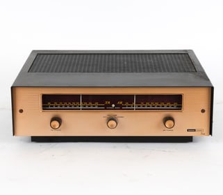 HARMAN KARDON DUET AM/FM TUBE TUNER RADIO C. 1960