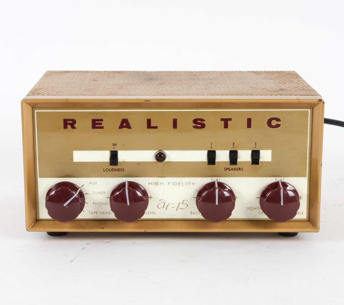 REALISTIC MONO HI-FI TUBE AMP MODEL AF-15 C. 1950S (1 of 13)