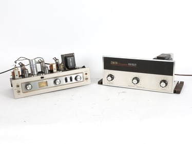 PAIR OF SINGLE-ENDED STEREO PROJECT TUBE AMPS