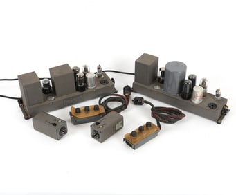 PAIR OF ADC MODEL 71-F TUBE AMPS C. 1949