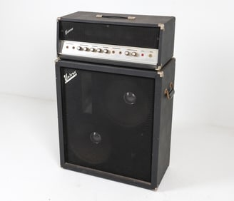 UNIVOX TUBE GUITAR AMP W/ 2X12 CABINET C. 1960S