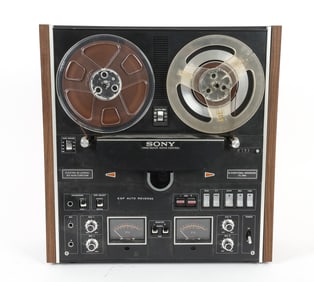 SONY TC-580 1/4" STEREO TAPE MACHINE C. 1970S