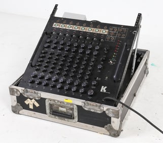 KUSTOM VIII MIXER WITH/ FLIGHT CASE & MANUAL 1970S