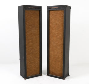 PAIR OF AMERICAN COMMERCIAL SPEAKER CABINETS 1960S