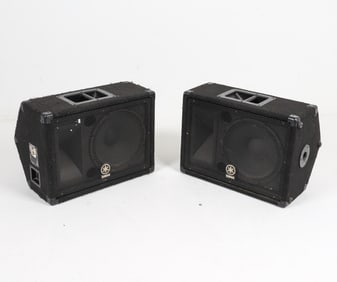 PAIR OF YAMAHA MODEL BR12M 300 WATT MONITORS