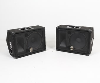 PAIR OF YAMAHA MODEL BR12M 300 WATT MONITORS