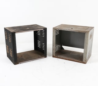 RARE BUD 10-SPACE STUDIO RACK CASE GROUP C. 1950S
