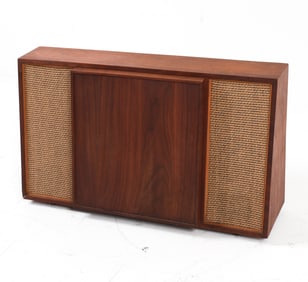 MID-CENTURY STEREO CONSOLE SPEAKER UNIT