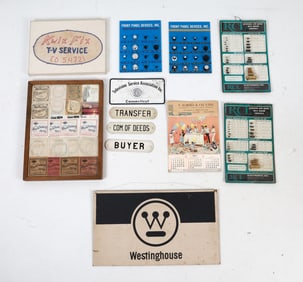 VINTAGE ELECTRONIC ADVERTISING, ETC. GROUP