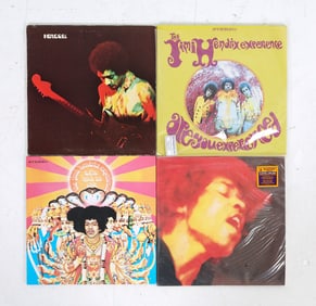 VINTAGE JIMI HENDRIX VINYL RECORD GROUPING