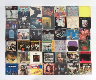 VINTAGE PSYCHEDELIC VINYL RECORD GROUPING