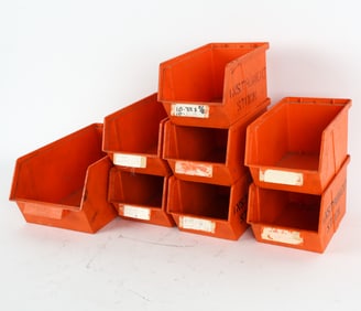 VINTAGE INDUSTRIAL STORAGE/DISPLAY UNIT GROUP