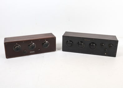 GROUPING OF LARGE EARLY RADIOS C. 1920S