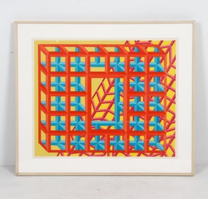 BILLY RAY HASTINGS (20TH C.) SERIGRAPH PRINT 1973