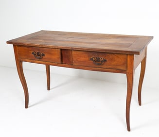ANTIQUE FRENCH PROVINCIAL CONSOLE TABLE OR DESK