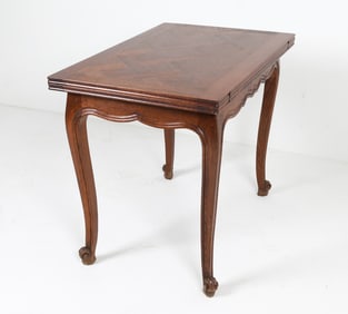 HENREDON PARQUET FLIP TOP CARD OR DINING TABLE
