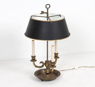 VAUGHAN BRASS FRENCH STYLE BOUILLOTTE TABLE LAMP