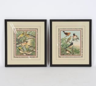 PAIR OF A. JOERING BIRD PRINTS