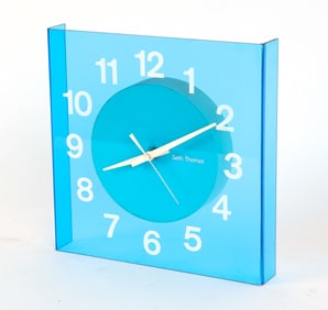 SETH THOMAS 'VISONETTE' ACRYLIC WALL CLOCK