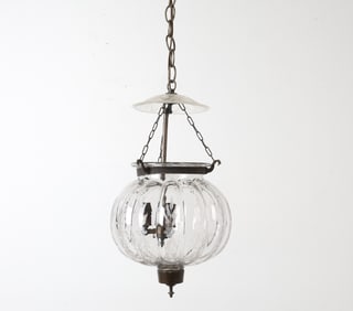 GLASS BELL PENDANT LIGHT