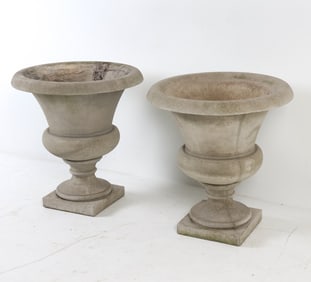 PAIR OF COMPANIA CEMENT PLANTERS