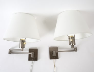 PAIR OF HANSEN FOR HINSON METALARTE SCONCES