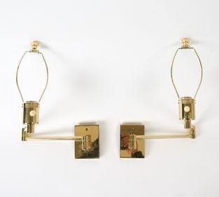 PAIR OF HANSEN FOR HINSON METALARTE SCONCES