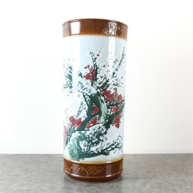 CERAMIC ASIAN UMBRELLA STAND